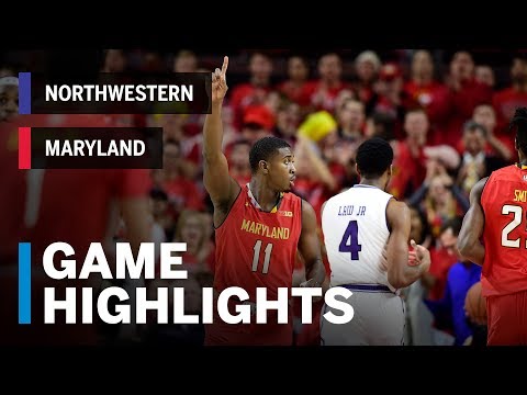 Highlights: Northwestern at Maryland | Big Ten Basketball