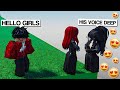 RIZZING AS A DEEP VOICE E BOY IN ROBLOX VOICE CHAT