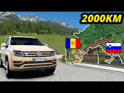 ETS2 Longest Road Trip (Andorra to Ljubljana) Slovenia | Euro Truck Simulator 2