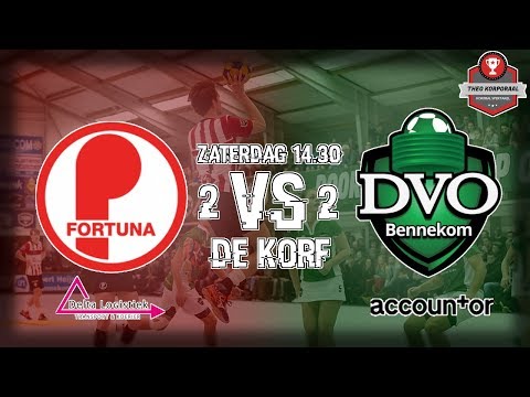 TKKS: Fortuna/DeltaLogistiek 2 - DVO/Accountor 2 op zaterdag 26-10-2019 om 14:30 uur
