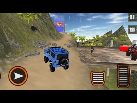 4x4 Jeep Extreme Stunts - offroad jeep driving Simulator - android gameplay
