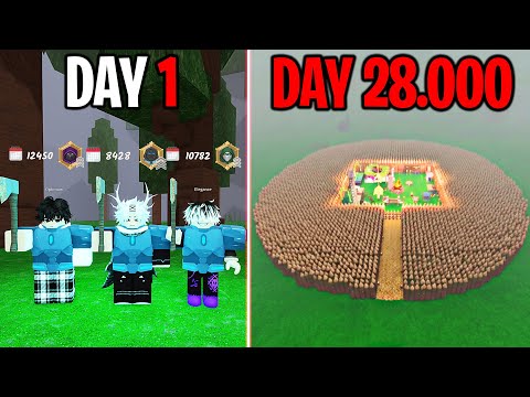 28000 Days to Build a Best Base in 99 Nights in The Forest