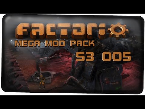 Bessere Holzstelle - Factorio (S3) #005 [Mega Mod Pack German Deutsch Lets Play]