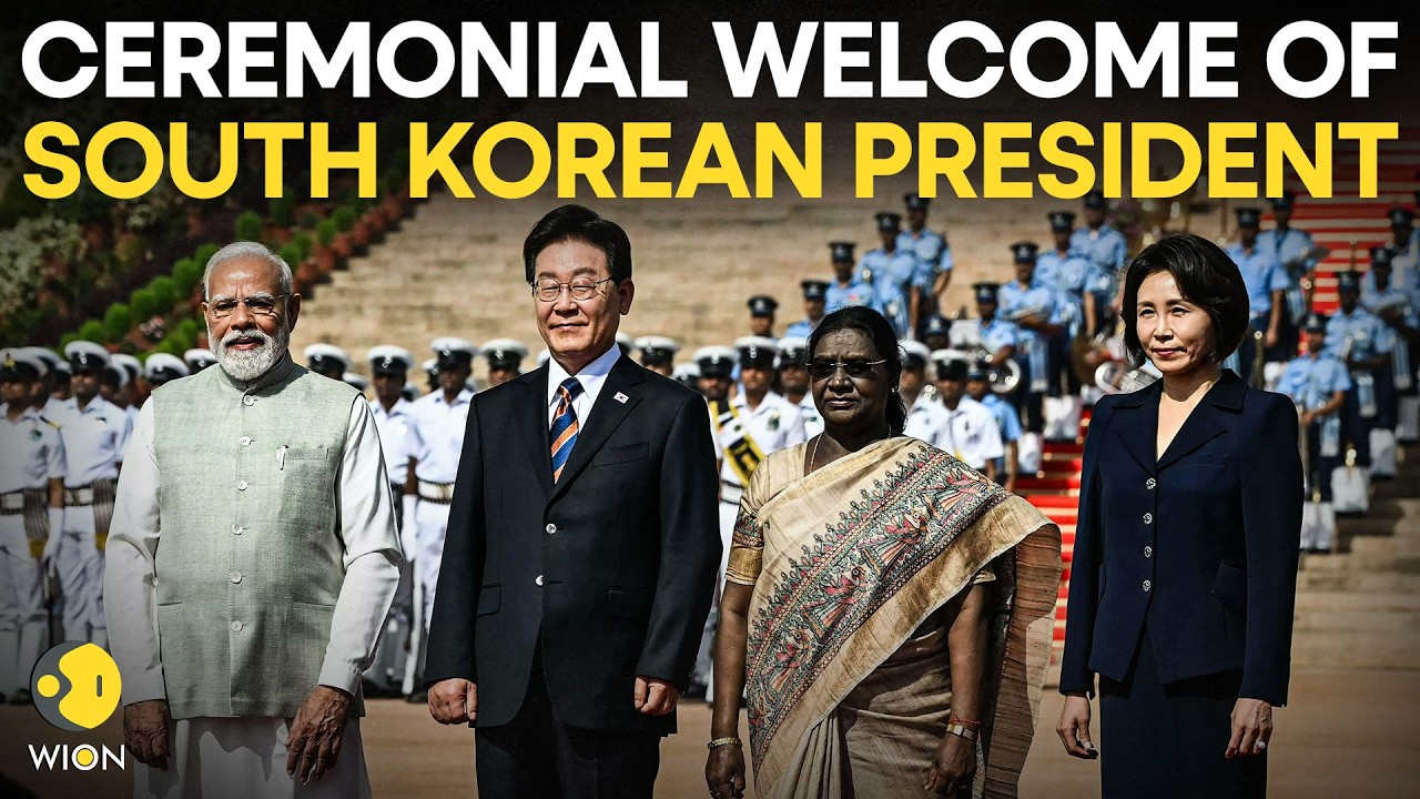 India-South Korea Ties LIVE: President Lee Receives Ceremonial Welcome at Rashtrapati Bhavan | WION