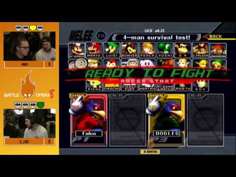 Youmacon 2019 SSBM - Pops (P3 Falco) vs D_Lidz (P1 Falco)