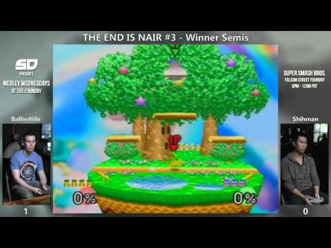 The End is Nair #3 - Winner Semis: Ballin4life (Pikachu) vs Shihman (Jigglypuff)