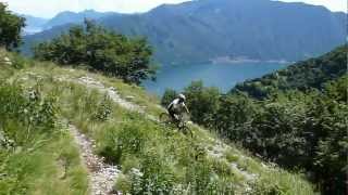 preview picture of video 'CROCIONE DI TREMEZZO 1641m MTB sulle Montagne del Lago di Como Como Lake'