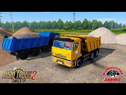 ВЕЗЕМ ЩЕБЕНЬ НА РЕМОНТ ДОРОГИ! EURO TRUCK SIMULATOR 2