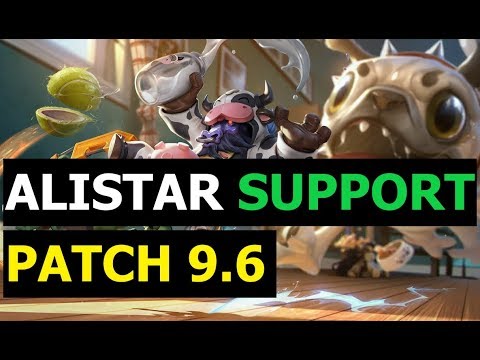 SKT T1 Kuri Play Alistar Support Patch 9.6 Ranked Korean Pro Replays