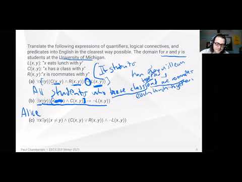 Predicate Logic Translation