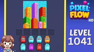 Pixel Flow Level 1041 Solution Walkthrough