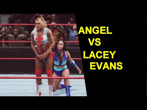 WWE 2K20 Angel vs Lacey Evans - Knockout Tower Match