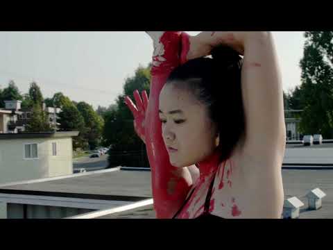 Untitled (Red) — Contortion with Paint— Kasha Konaka