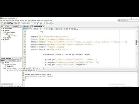 Send Email Using Java Program Applied Java Video Series Part 1