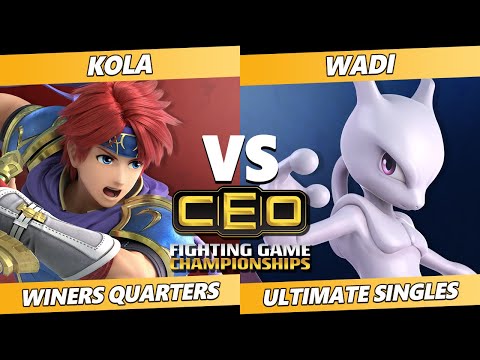 CEO 2021 Winners Quarters - WaDi (ROB, Mewtwo) Vs. Kola (Roy) SSBU Ultimate Tournament