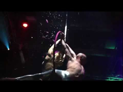 Acrobat dancers on the floor (Bologna - Dok Show 21.01.12)