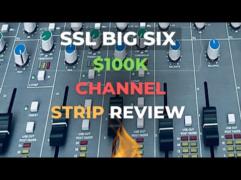 "STONE'S" SSL ( BIG SIX ) $100K CHANNEL STRIP REVIEW   HD 1080p