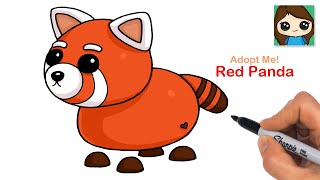 How to Draw a Red Panda | Roblox Adopt Me Pets