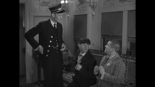 Three time Oscar winner with the Three Stooges in 1934.