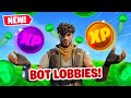 Fortnite How To Do BOT LOBBIES To Level Up FAST in Chapter 4 (EASY)