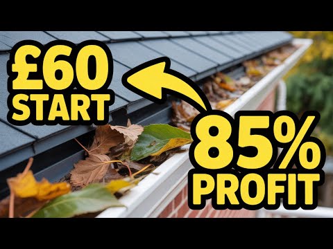 Start a Gutter Business: Start This for Under £300 - low-cost business idea