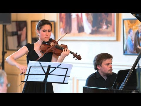 Anna Trukhina & Mikhail Dubov play Medtner - Violin Sonata No. 1 (Paris, 2017)