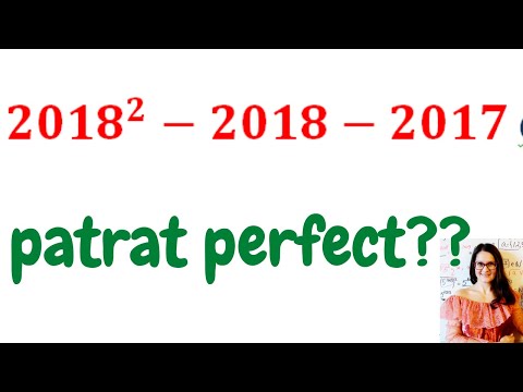 Cum arătăm că un număr este pătrat perfect ?