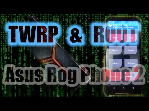 Asus Rog Phone 2 TWRP instalation guide and root guide | Early TWRP version so take care and backup.