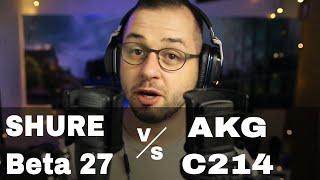 Video thumbnail for SHURE Beta 27 vs AKG C214 For Vocals Or Voiceover? [REVIEW] | shure beta 27 review beta 27 voiceover by ALL GEARED UP