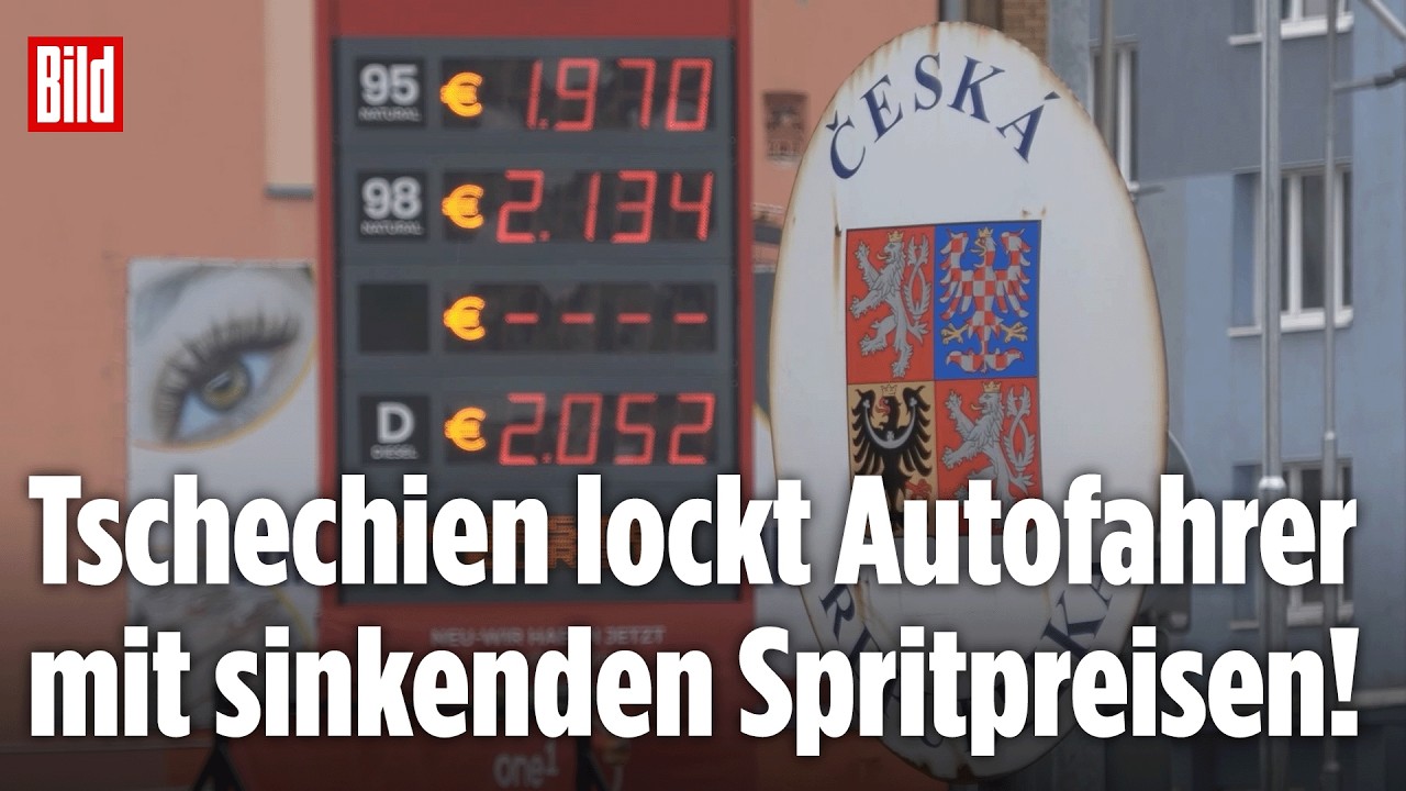 Tanken billiger im Ausland: Warum es deutsche Autofahrer nach Tschechien zieht