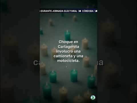 Accidentes en Córdoba dejan heridos durante jornada electoral