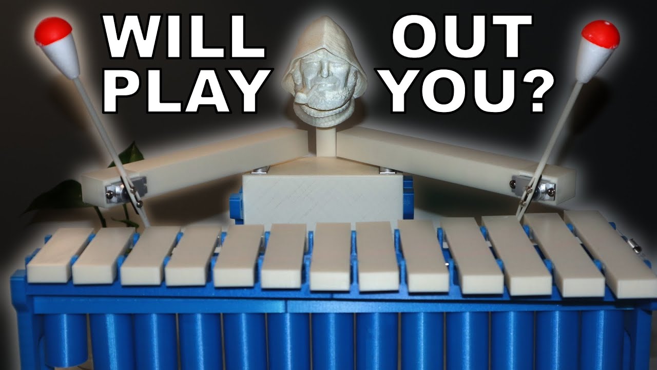 3D Printed Mini Marimba Robot Project