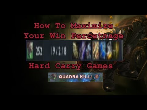 How To Maximize Your Win Percentage And Hard Carry 2500 ELO Games | Full Game Commentary