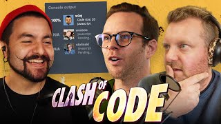 We play CLASH OF CODE! Shortest JavaScript challenge