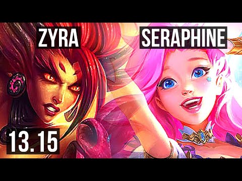 ZYRA & Kog'Maw vs SERAPHINE & Aphelios (SUP) | 4/0/5, 1400+ games | NA Grandmaster | 13.15