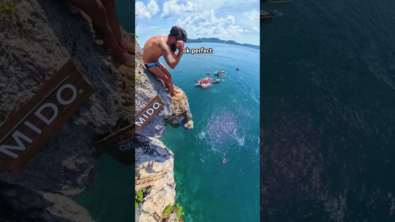 No Way He's Diving From There 😳