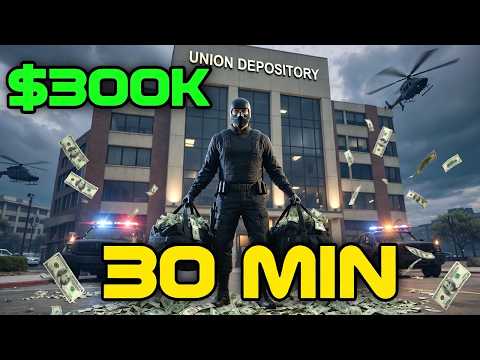 $300K in 30 Minutes | Union Depository Contract GTA Online