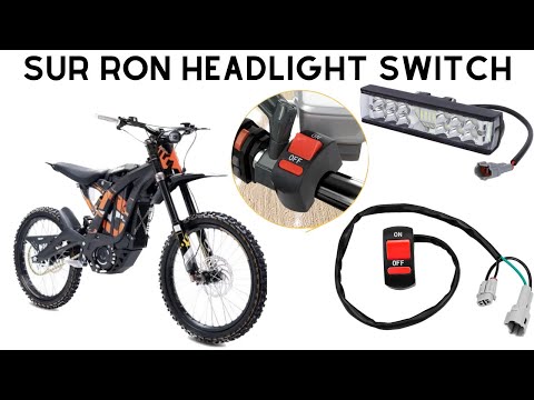 Sur Ron Headlight Switch Install (HOW TO)