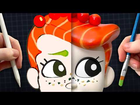 creating a *SUSHI KID* sculpture