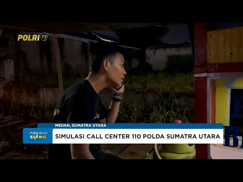 SIMULASI CALL CENTER 110 POLDA SUMATRA UTARA