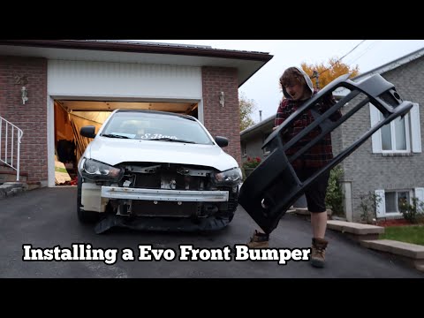 Installing a Evo Front Bumper Conversion Kit on Lancer