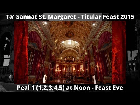 Mota 1 (2015 - 1,2,3,4,5) - Sannat Santa Margerita - Festa Titulari - 5 Qniepen