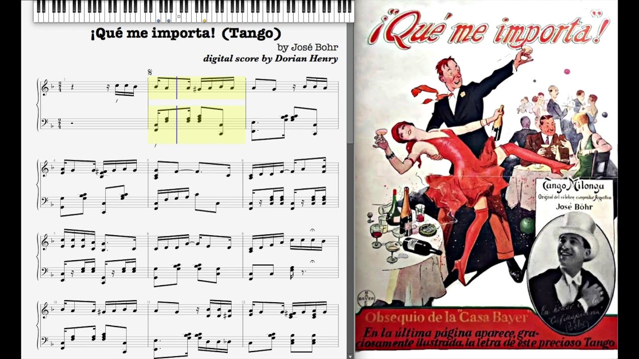 Qué me importa! by José Bohr (Tango Argentino 1900-1930)