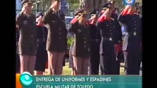 preview picture of video 'Ceremonia entrega Uniformes y Espadines en Escuela Militar  Canal 10'