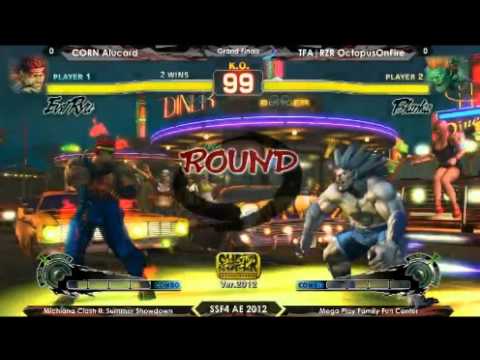 SSF4 AE2012 Grand Finals CORN Alucard vs TFA|RZR Octopus On Fire Michiana Clash II Summer Showdown