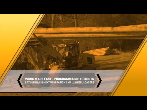 Programmable Kickouts | Cat® 926, 930, 938 Next Generation Small Wheel Loaders