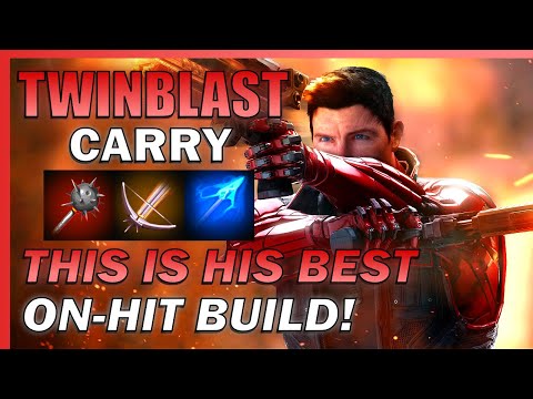 The BEST BUILD PATH ORDER to DOMINATE with ON-HIT Twinblast! - Predecessor ADC Gameplay