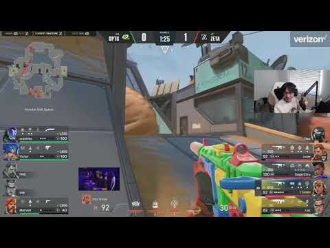 TenZ reacts to ZETA TENN Jumping Spectre