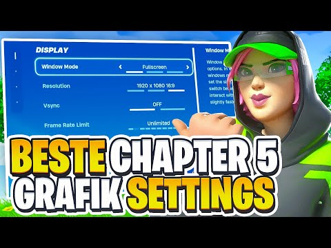 Die BESTEN GRAFIK EINSTELLUNGEN  in Fortnite Chapter 5 - Mehr FPS, 0 Input Delay und mehr!