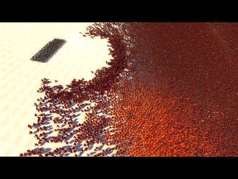 300 MODERN SOLDIERS vs 20.000 SPARTANS - Ultimate Epic Battle Simulator